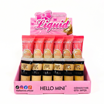 Box Base Liquida Full Me Skin Hello Mini - 36 Unidades