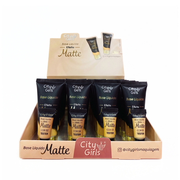 Box Base Liquida Matte City Girls - 24 Unidades