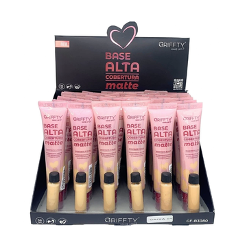 Base Alta Cobertura Matte Griffty - Box com 36 Unidades (A)