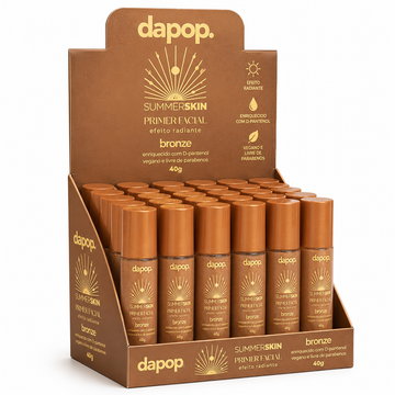 Box Primer Facial SummerSkin Bronze Dapop - 24 Unidades