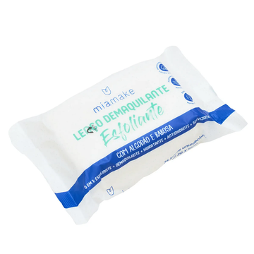 Lenço Demaquilante e Esfoliante com Extrato de Aloe Vera Mia Make