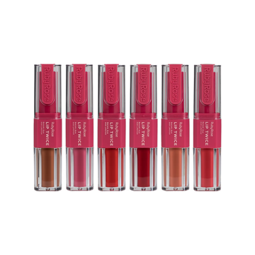 Kit Batom Duo Lip Twice Ruby Rose G2 - 06 Unidades