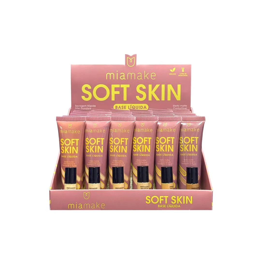 Box Base Líquida Soft Skin Mia Make - 36 Unidades
