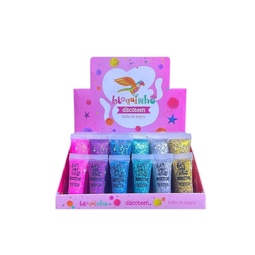 Brilho da Alegria Bloquinho Discoteen – Box com 24 Unidades