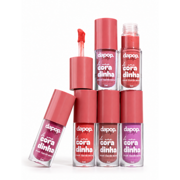 Kit Blush Líquido Matte Coradinha Dapop - 06 Unidades