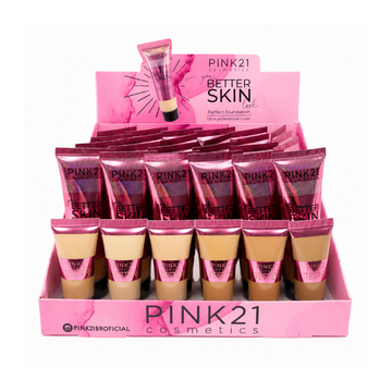 Box Base Facial Better Skin Pink21 - 24 Unidades
