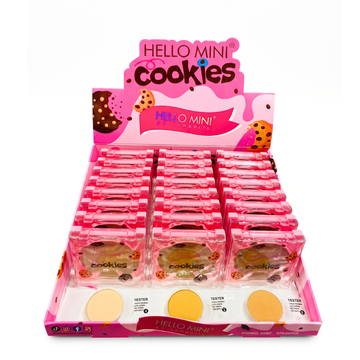 Box  Pó Compacto Cookies Hello Mini - 24 Unidades