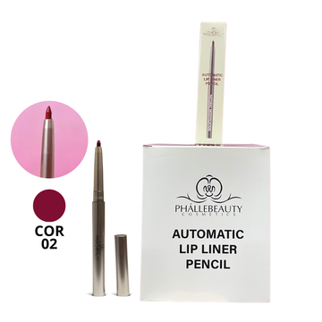 Box Lip Liner Pencil Automatic Phallebeauty Cor 02 - 24 Unidades