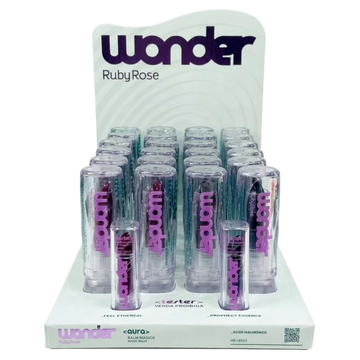 Box Balm Mágico Aura Wonder Ruby Rose - 24 Unidades