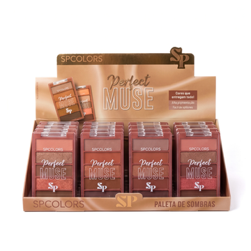Box Paleta De Sombras Perfect Muse Sp Colors 24 - Unidades