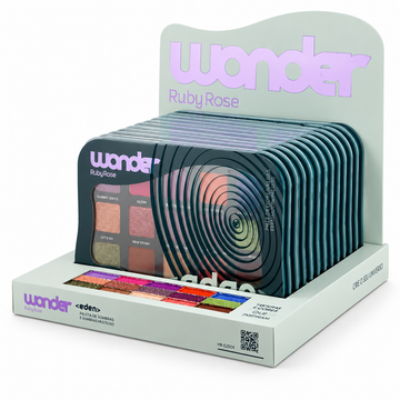 Box Paleta de Sombras Eden Ruby Rose - 12 Unidades
