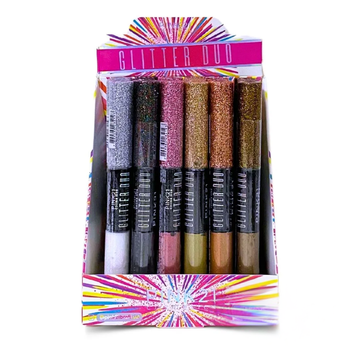 Box C/ 24 Unidades Glitter Duo Pink21 Cosmeticos R$: 9,31