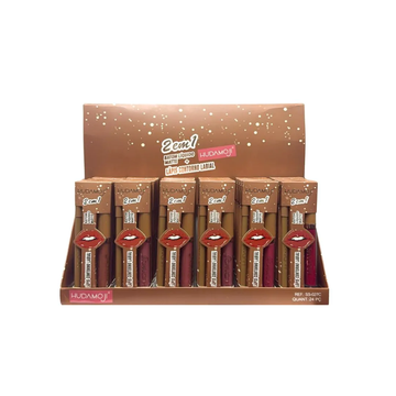 Box Batom Líquido Matter + Lápis Contorno Labial Hudamoji -  24 Unidades