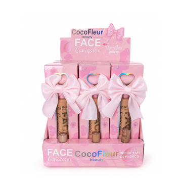 Box Corretivo Facial + Esponja Concealer Coco Fleur - 12 Unidades