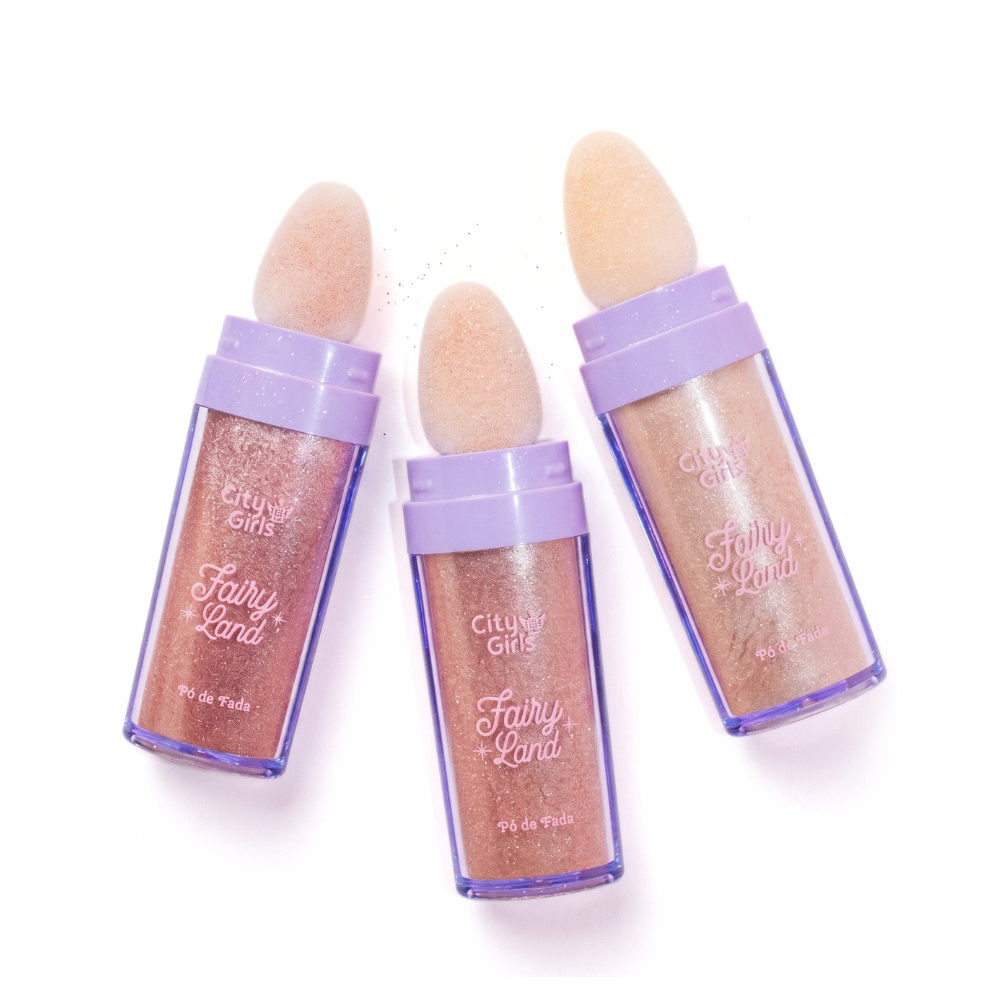 Box Iluminador Facial e Corporal Pó De Fada City Girls - 24  Unidades