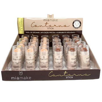 Box Contorno Stick Fácil de Esfumar Mia Make - 24 Unidades