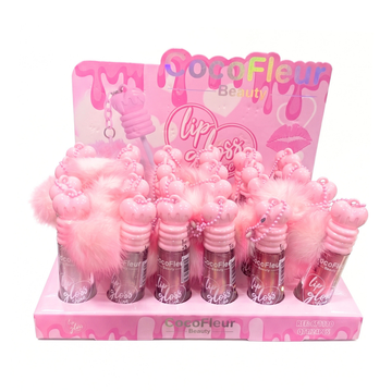Box Lip Gloss Shine Coco Fleur 24 - Unidades