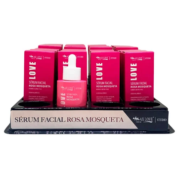 Sérum Facial Rosa Mosqueta Max Love – Box com 24 Unidades