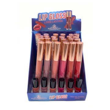 Box Lip Gloss Long Lasting Phallebeauty - 24 Unidades