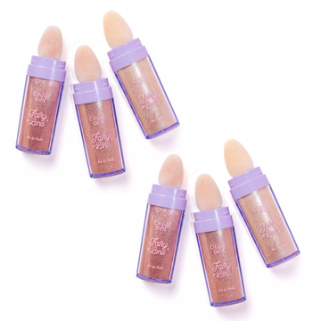 Kit Iluminador Facial e Corporal Pó De Fada City Girls - 06 Unidades