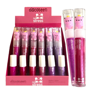 Box Brilho Labial Discoteen - 24Unidades