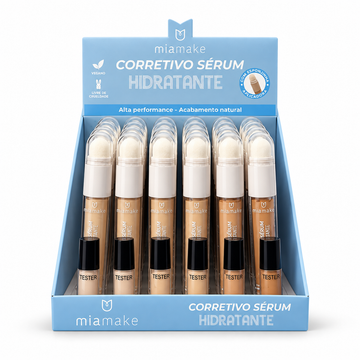 Box Corretivo Sérum Hidratante Mia Make - 36 Unidades