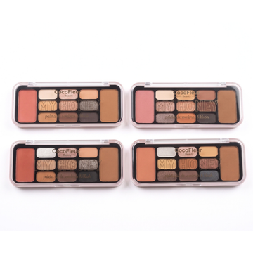 Kit Paleta De Sombras E Blush 2 em 1 My Honey Coco Fleur - 04 Unidades