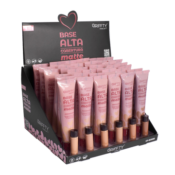 Base Alta Cobertura Matte Griffty - Box com 36 Unidades (B)