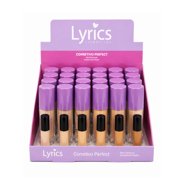 Box Corretivo Matte Perfect Lyrics - 24 Unidades