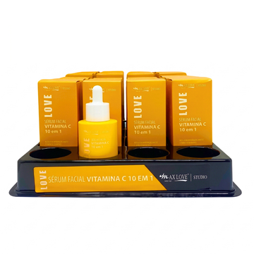 Sérum Facial Vitamina C 10 em 1 Max Love – Box com 24 Unidades