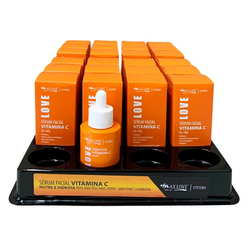 Sérum Facial Vitamina C Oil-Free Max Love – Box com 24 Unidades