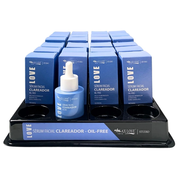 Box C/ 24 Unidades Sérum Facial Clareador Oil-Free Max Love R$: 5,49