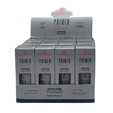 Box Primer Facial Efeito Lifting Phallebeauty - 12 Unidades