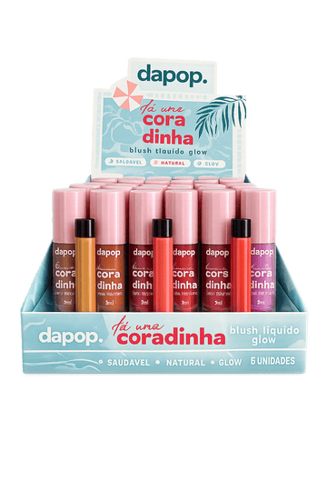 Box Blush Líquido Glow Coradinha Dapop - 36 Unidades