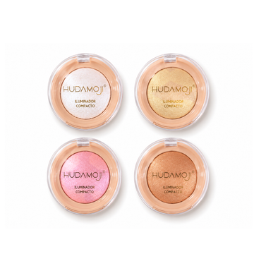 Kit Iluminador Compacto com Essência de Camomila Hudamoji - 04 Unidades