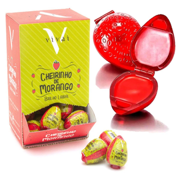 Box C/ 48 Unidades Brilho Labial Moranguinho Forever you R$: 2,10
