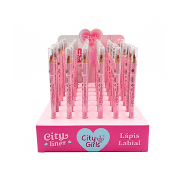 Box Lápis Labial City Liner - 48 Unidades