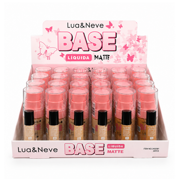 Box Base Líquida Matte Lua & Neve - 24 Unidades