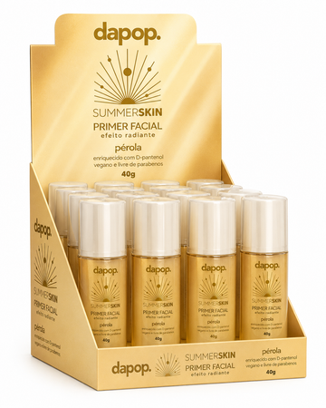 Box Primer Facial SummerSkin Pérola Dapop - 24 Unidades