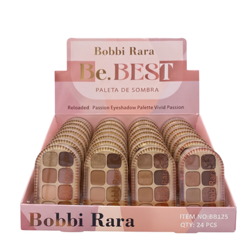 Box Paleta de Sombra Be. Best Bobbi Rara - 24 Unidades