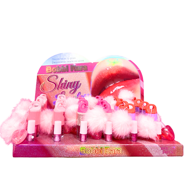 Box Lip Gloss Shiny Bobbi Rara - 24 Unidades