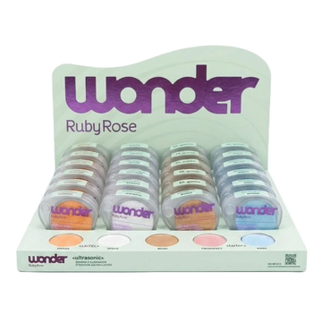 Box Sombra e Iluminador Ultrasonic Wonder Ruby Rose G1- 36 Unidades