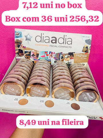 Box c/ 36 Unidades - Contorno Facial Dia a Dia | Mahav (R$ 5,80)