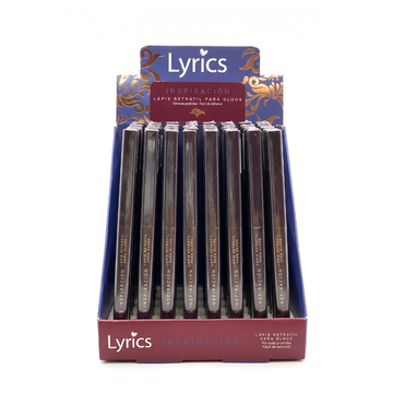 Box Lápis Retrátil para Olhos Inspiratión Lyrics - 48 Unidades