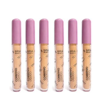 Kit Corretivo Líquido Dia a Dia Bria Beauty - 06 Unidades