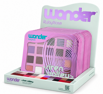 Box Paleta de Sombras Siren Valley Wonder Ruby Rose - 12 Unidades