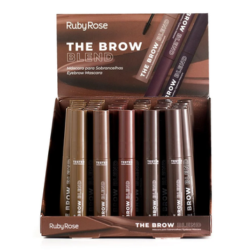 Box Marcara Para Sobrancelha The Brow Blend Ruby Rose 36 Unidades