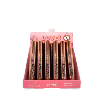 Box c/ 24 Unidades – Máscara para Cílios Rose Curva Love | Mia Make (R$ 5,90)