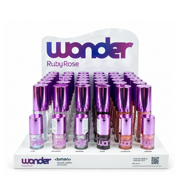 Box Gloss Labial Lumen Wonder Ruby Rose G1- 36 Unidades