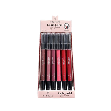 Box Lápis Labial Lip Cover Mia Make - 36 Unidades